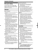 Preview for 6 page of Panasonic KX-TG6591 Operating Instructions Manual