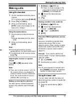 Preview for 15 page of Panasonic KX-TG6591 Operating Instructions Manual