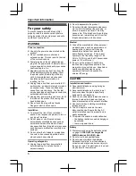 Preview for 6 page of Panasonic KX-TG6591C Operating Instructions Manual