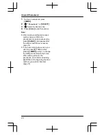 Preview for 20 page of Panasonic KX-TG6591C Operating Instructions Manual