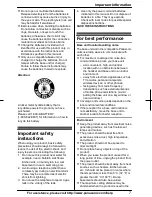 Предварительный просмотр 7 страницы Panasonic KX-TG6592T Operating Instructions Manual