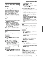 Предварительный просмотр 17 страницы Panasonic KX-TG6592T Operating Instructions Manual