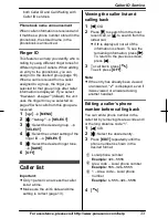 Предварительный просмотр 33 страницы Panasonic KX-TG6592T Operating Instructions Manual