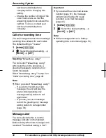 Предварительный просмотр 40 страницы Panasonic KX-TG6592T Operating Instructions Manual