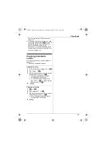 Preview for 19 page of Panasonic KX-TG6611CX Operating Instructions Manual