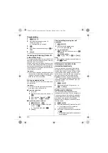 Preview for 24 page of Panasonic KX-TG6611CX Operating Instructions Manual