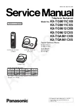 Preview for 1 page of Panasonic KX-TG6611CXB Service Manual