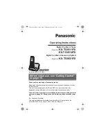 Preview for 1 page of Panasonic KX-TG6611FX Operating Instructions Manual