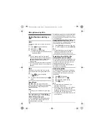 Preview for 18 page of Panasonic KX-TG6611FX Operating Instructions Manual