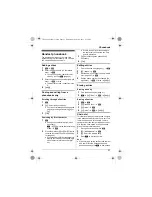 Preview for 21 page of Panasonic KX-TG6611FX Operating Instructions Manual