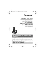 Preview for 1 page of Panasonic KX-TG6611NZ Operating Instructions Manual