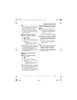 Предварительный просмотр 19 страницы Panasonic KX-TG6611NZ Operating Instructions Manual