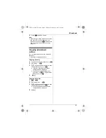 Предварительный просмотр 21 страницы Panasonic KX-TG6611NZ Operating Instructions Manual