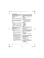 Preview for 36 page of Panasonic KX-TG6611PD Operating Instructions Manual