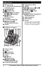 Предварительный просмотр 12 страницы Panasonic KX-TG6631 Operating Instructions Manual