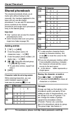 Предварительный просмотр 22 страницы Panasonic KX-TG6631 Operating Instructions Manual