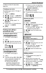 Предварительный просмотр 23 страницы Panasonic KX-TG6631 Operating Instructions Manual