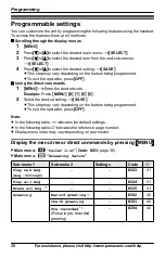 Предварительный просмотр 26 страницы Panasonic KX-TG6631 Operating Instructions Manual