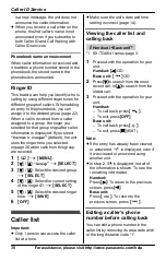 Предварительный просмотр 36 страницы Panasonic KX-TG6631 Operating Instructions Manual