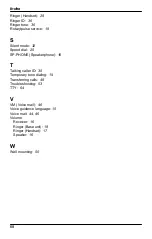 Предварительный просмотр 68 страницы Panasonic KX-TG6631 Operating Instructions Manual