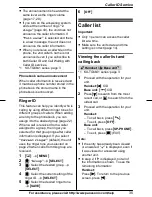 Предварительный просмотр 35 страницы Panasonic KX-TG6632B Operating Instructions Manual