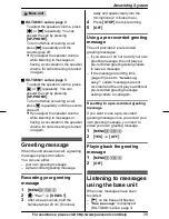 Предварительный просмотр 39 страницы Panasonic KX-TG6632B Operating Instructions Manual