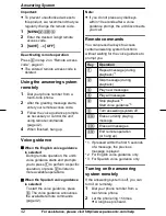 Предварительный просмотр 42 страницы Panasonic KX-TG6632B Operating Instructions Manual