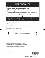 Предварительный просмотр 68 страницы Panasonic KX-TG6632B Operating Instructions Manual