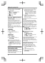 Предварительный просмотр 16 страницы Panasonic KX-TG6642C Operating Instructions Manual