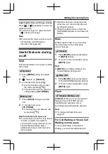 Предварительный просмотр 17 страницы Panasonic KX-TG6642C Operating Instructions Manual