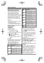 Предварительный просмотр 22 страницы Panasonic KX-TG6642C Operating Instructions Manual