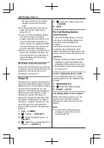 Предварительный просмотр 34 страницы Panasonic KX-TG6642C Operating Instructions Manual