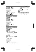 Предварительный просмотр 37 страницы Panasonic KX-TG6642C Operating Instructions Manual