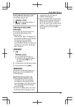 Предварительный просмотр 45 страницы Panasonic KX-TG6642C Operating Instructions Manual