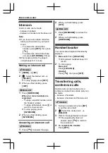 Предварительный просмотр 46 страницы Panasonic KX-TG6642C Operating Instructions Manual