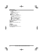 Предварительный просмотр 40 страницы Panasonic KX-TG6671 Operating Instructions Manual