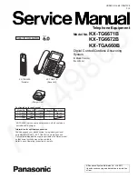 Предварительный просмотр 1 страницы Panasonic KX-TG6671B Service Manual