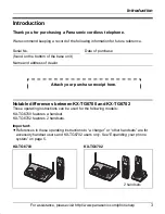 Предварительный просмотр 3 страницы Panasonic KX-TG6700 Operating Instructions Manual