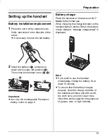 Предварительный просмотр 13 страницы Panasonic KX-TG6700AL Operating Instructions Manual