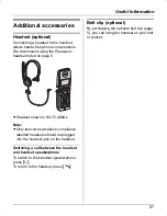 Предварительный просмотр 57 страницы Panasonic KX-TG6700AL Operating Instructions Manual