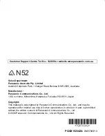 Предварительный просмотр 72 страницы Panasonic KX-TG6700AL Operating Instructions Manual