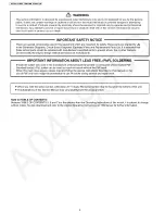 Предварительный просмотр 2 страницы Panasonic KX-TG6700B - Cordless Phone - Operation Service Manual