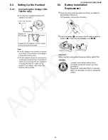 Предварительный просмотр 43 страницы Panasonic KX-TG6700B - Cordless Phone - Operation Service Manual