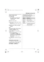 Предварительный просмотр 21 страницы Panasonic KX-TG6700C Operating Instructions Manual