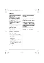 Предварительный просмотр 28 страницы Panasonic KX-TG6700C Operating Instructions Manual