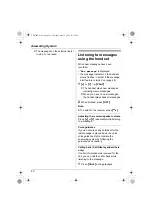 Предварительный просмотр 42 страницы Panasonic KX-TG6700C Operating Instructions Manual