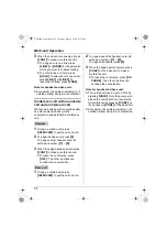 Предварительный просмотр 52 страницы Panasonic KX-TG6700C Operating Instructions Manual