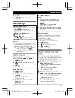 Предварительный просмотр 13 страницы Panasonic KX-TG6711BX Operating Instructions Manual