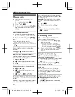 Предварительный просмотр 16 страницы Panasonic KX-TG6711BX Operating Instructions Manual