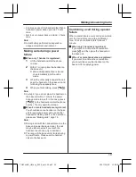 Предварительный просмотр 19 страницы Panasonic KX-TG6711BX Operating Instructions Manual